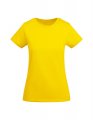 Dames T-shirt Eco Roly Breda CA6699 geel